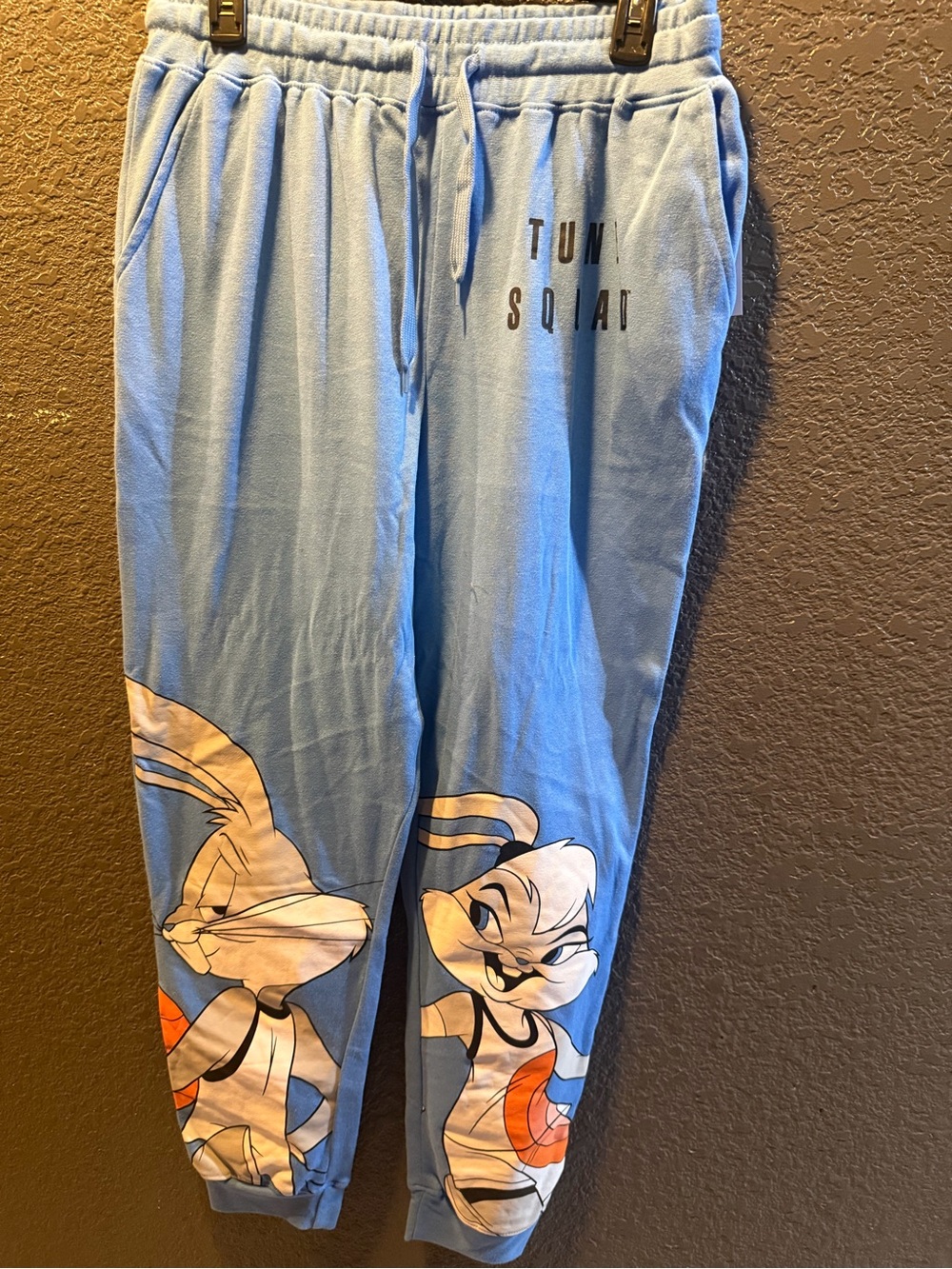 Light Blue Tune Squad Graphic Jogger Sweatpants